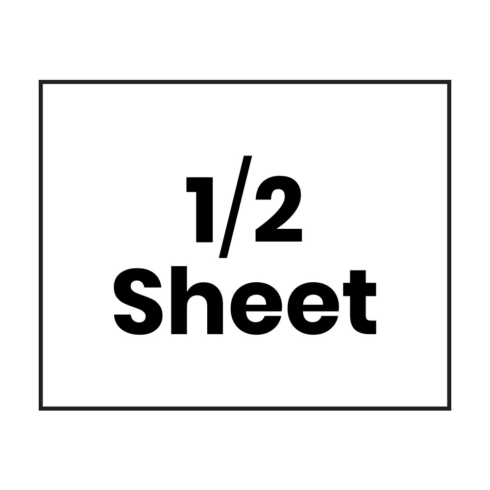 1/2 Sheet (Serves 72-88)
