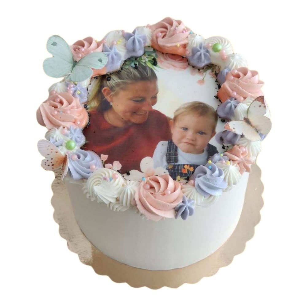 Mother'S Day Photo Cake